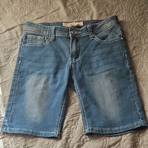 Girls Blue Denim Shorts